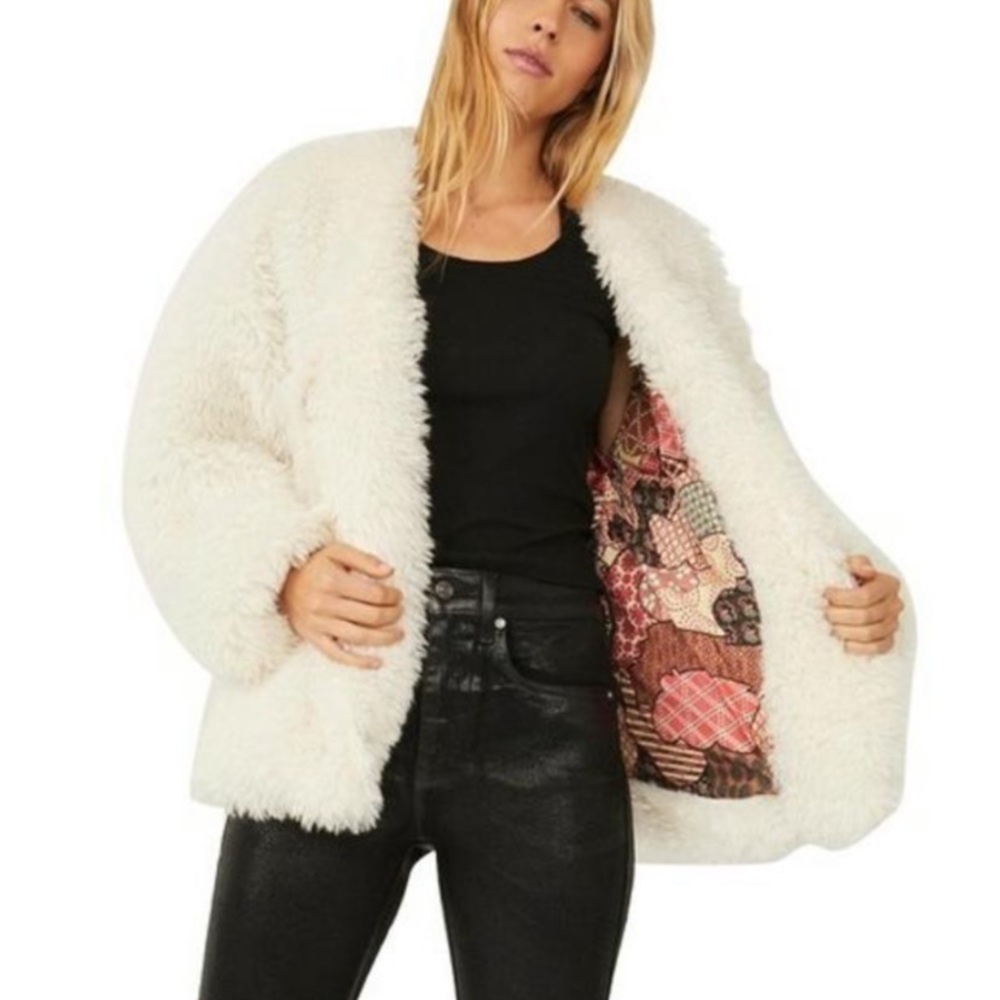 Free people Lena teddy jacket - New without Tags